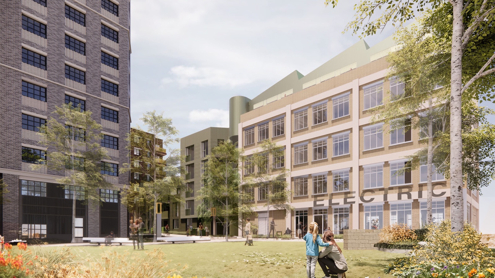 CGI of Electric Works, Woolwich